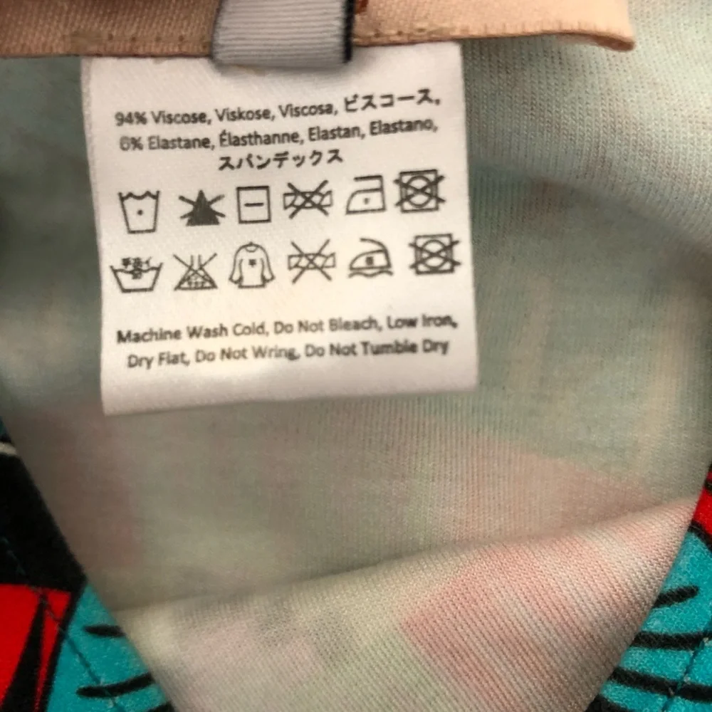 Mara Hoffman Fitted Mini Dress Jungle Trip Medium - Picture 9 of 10